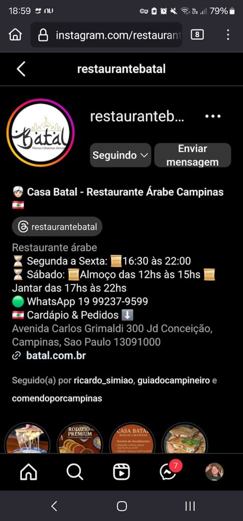 Batal Árabe – Massas Libanesas