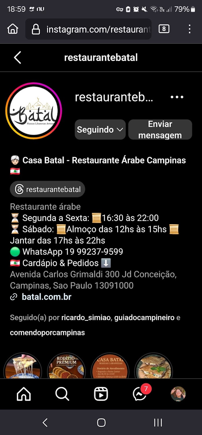 Batal Árabe – Massas Libanesas