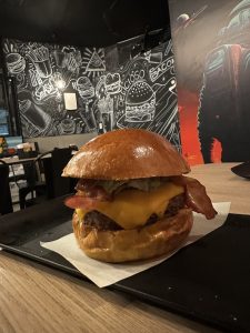 By Burger And Fries