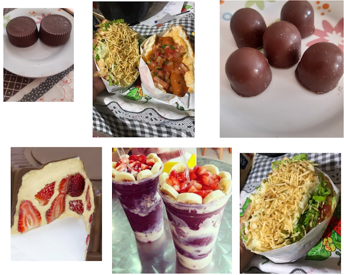 Lanche e açai tempero mexicano