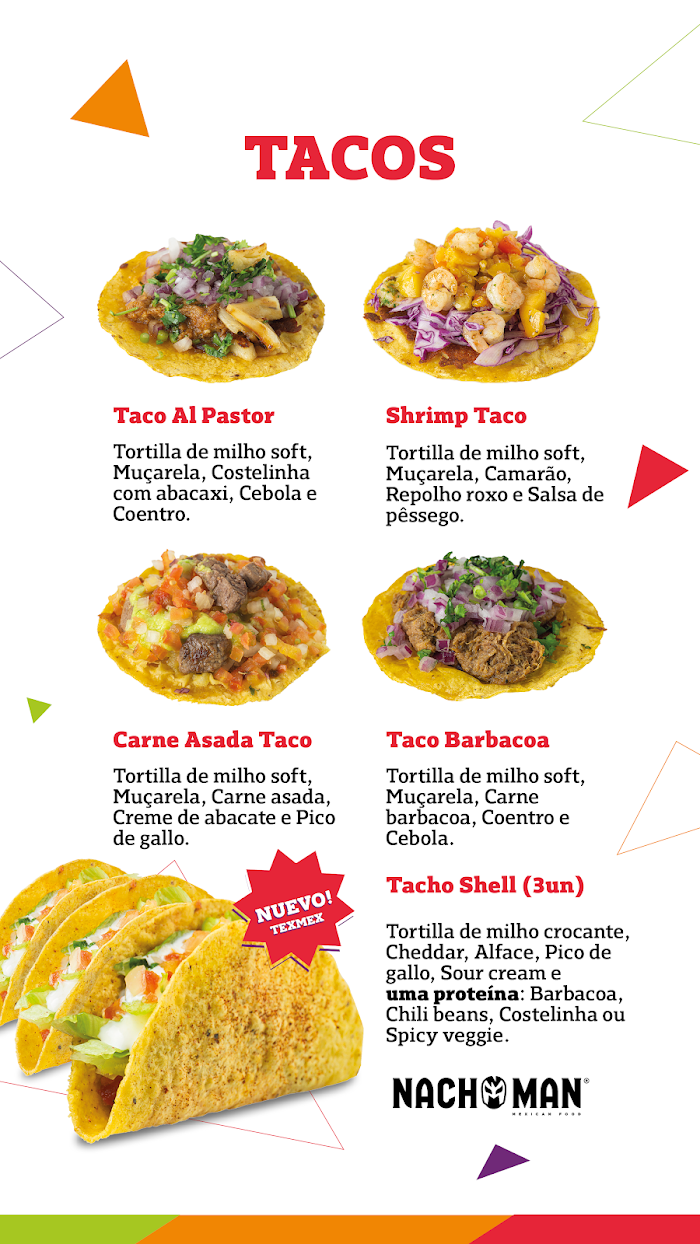 Nacho Man Taubaté – Restaurante Mexicano