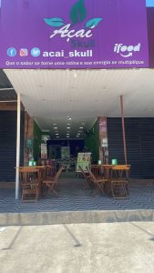 Açaí sorveteria self service skull