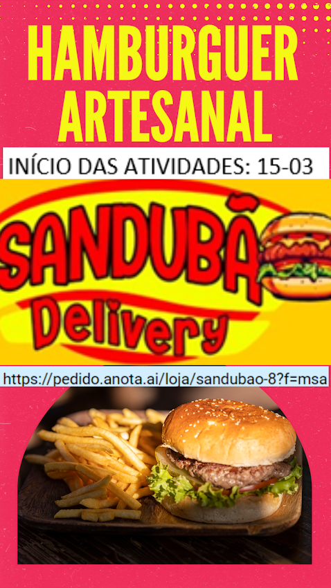 Sandubão Delivery_ Lanches Artesanais