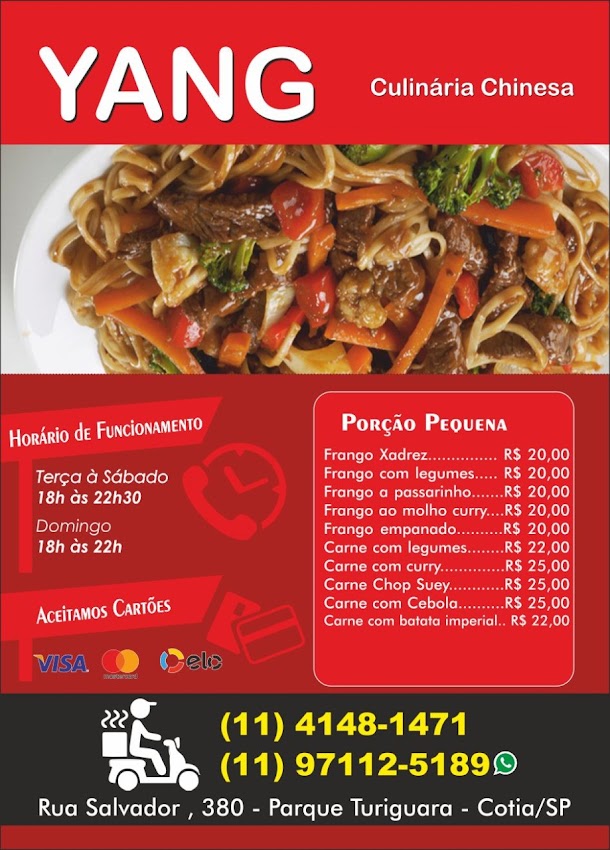 Yang Culinária Chinesa
